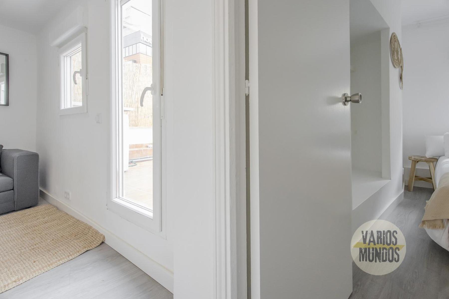 Atico Calle Silva Para 3Pax Con Terraza Esquina Con Gran Via E2 Madrid Exteriér fotografie