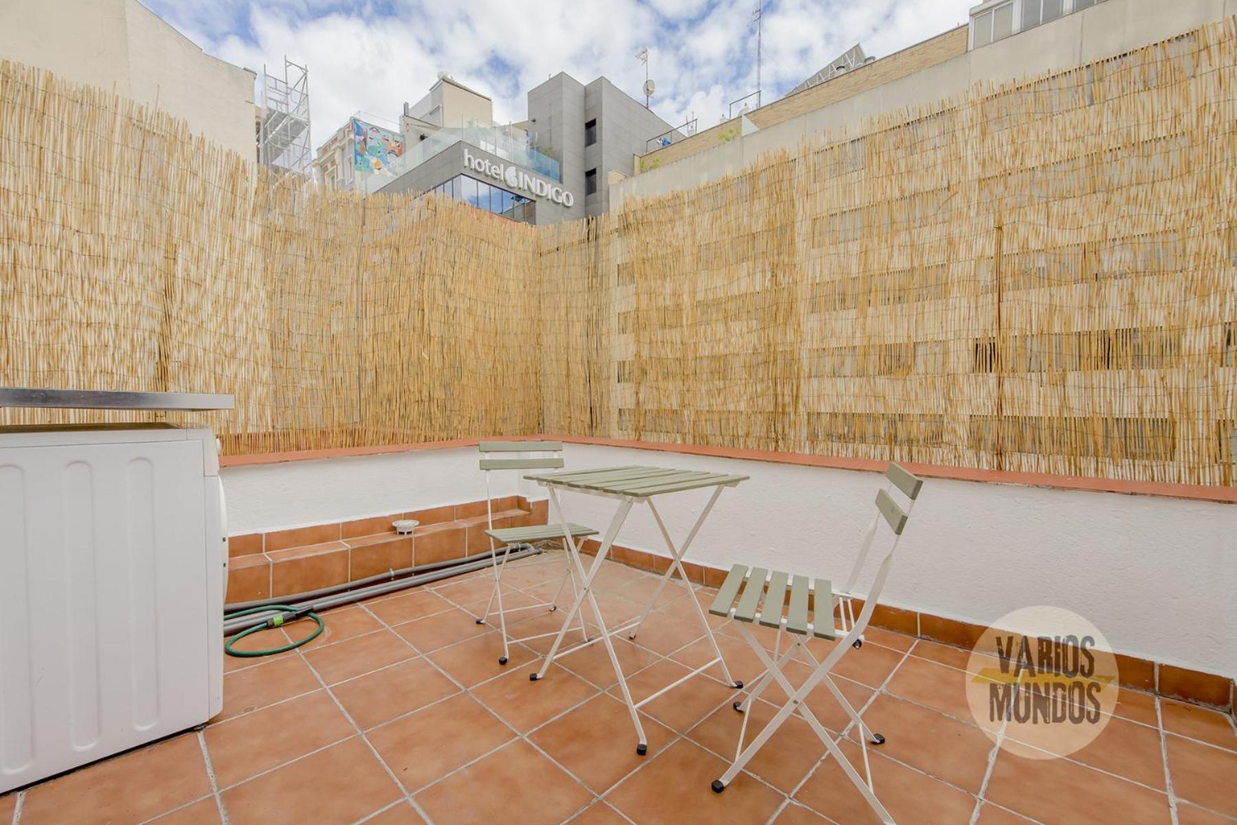 Atico Calle Silva Para 3Pax Con Terraza Esquina Con Gran Via E2 Madrid Exteriér fotografie